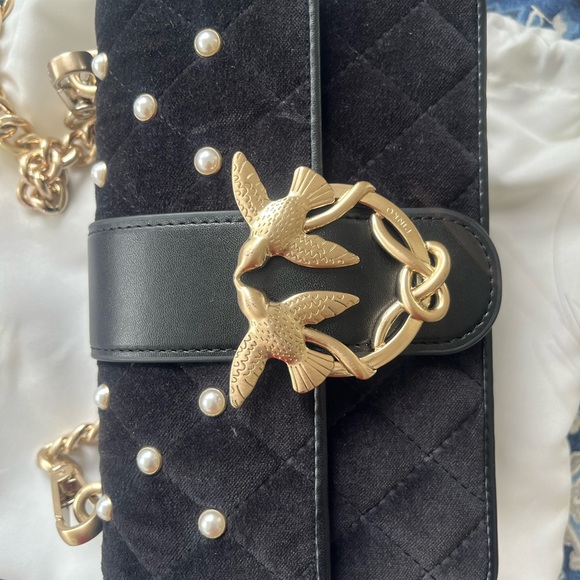 PINKO mini crossbody pearl bag - Picture 4 of 9
